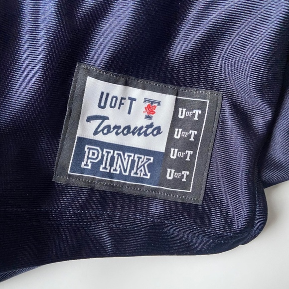 VICTORIA'S SECRET PINK UNIVERSITY OF TORONTO JERSEY VARSITY FOOTBALL OVERSIZED - Picture 4 of 6